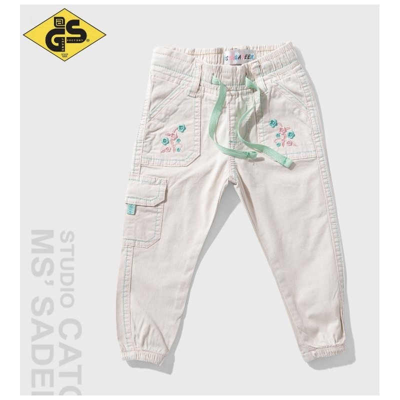 cargo pants Gabardine for girl