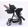 Stroller umbrella twins snicker with carset