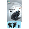 Stroller umbrella X5  flip arm High quality-Black