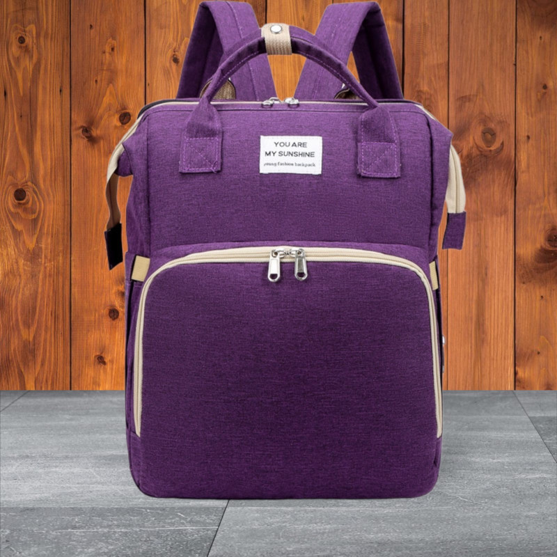 A children's bed bag from Sunshine Al-Tabour, all the child's personal tables, with a large capacity' (purple color)