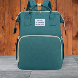 A children's bed bag from Sunshine Al-Tabour, all the child's personal tables, with a large capacity' (Dark green color)