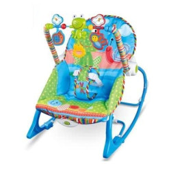 كرسي هزاز للصغار كرسي هزاز كهربائي متعدد الوظائف، بموسيقى  سرير هزاز ومقعد لحديثي الولادة مثالي للنوم والجلوس
