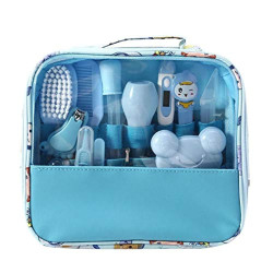 13pcs/Set Multifunction Complete Nursery Care Kit for Newborn  Blue