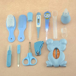 13pcs/Set Multifunction Complete Nursery Care Kit for Newborn  Blue