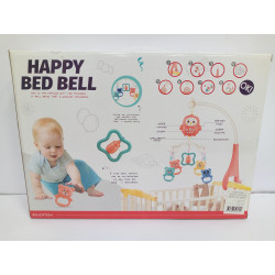 Happy bed bell coloring and music box for baby