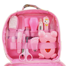 13pcs/Set Multifunction Complete Nursery Care Kit for Newborn Pink