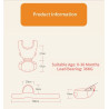 (حامل أطفال مريح للرضع حمالة أطفال مواجهة أمامية لحمل الأطفال على شكل كنغر للسفر من سن 0 إلى 24 شهرًا (سيموني