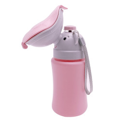 Potty Emergency Toilet for Camping Car Travel and Kid Potty Pee Training, Leak Proof Travel Potty Bottle