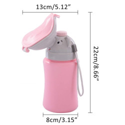 Potty Emergency Toilet for Camping Car Travel and Kid Potty Pee Training, Leak Proof Travel Potty Bottle