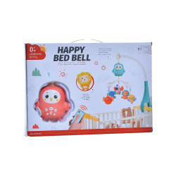 Happy Bed Bell With 5 Cute Doll Rattles Cam Be Uninstalled At Any Time For Baby's Amusement - Multi Color