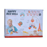 Happy Bed Bell With 5 Cute Doll Rattles Cam Be Uninstalled At Any Time For Baby's Amusement - Multi Color