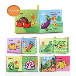 Tota Toys Set of Four Canvas Books for Baby