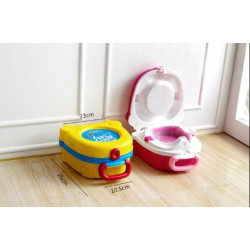 Potty bag for external use, pink