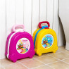 Potty bag for external use, pink