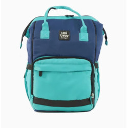 Uni baby Diaper Bag Aqua Green/Dark Blue