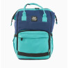 Uni baby Diaper Bag Aqua Green/Dark Blue