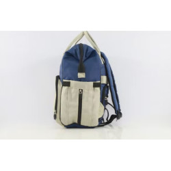 Uni baby Diaper Bag Biege/Dark Blue