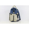 Uni baby Diaper Bag Biege/Dark Blue