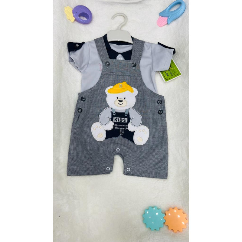 Jumpsuit(Mickey) panda shape 2 PCS. 1_2_3