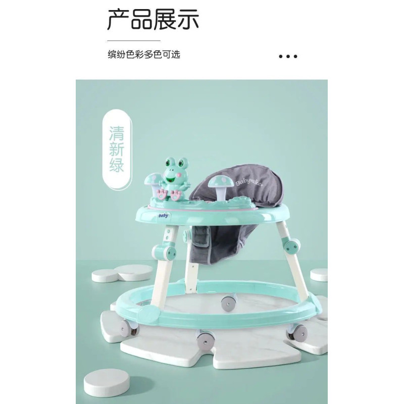 baby walker mint green