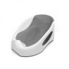 Perforated silicone shower chair gray