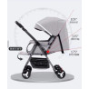 Twin baby stroller, some Umbrella, gray