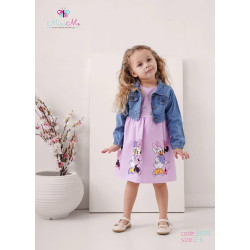 dress pink and jacket jins -mini mouse